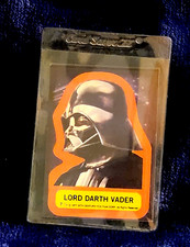 RARE 1977 Topps Star Wars Sticker #7 Lord Darth Vader Vintage Near Mint