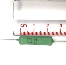 1 pc, 5.6k ohm, 5W, 1%,  wirewound axial power resistors. PAC500005601FAC000