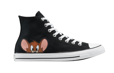 SIZE 11 MENS - Converse Tom & Jerry x Chuck Taylor All Star High Black A15113C