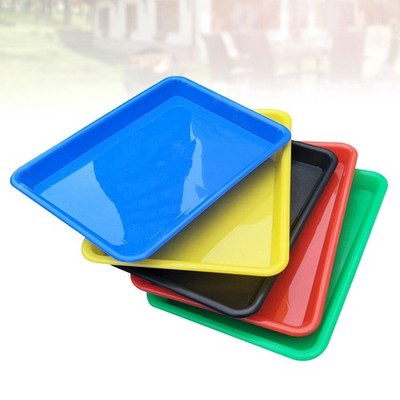  2 PCS Spielzeugtablett Aktivitätstablett Speicherschalen Party-Serviertabletts