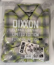 DIXXON Flannel Metallica Sz L And Justice For All Tribute Brand New Sealed Pkg 