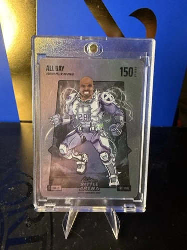 Bo Jackson Battle Arena Adrian Peterson All Day Steel 150 Collectible Card