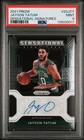 2021-22 Prizm Sensational Signatures Jayson Tatum Auto #SSJTT PSA 9 MINT