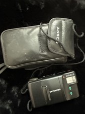 Olympus Infinity S 35mm Point Shoot Film Camera Black With Case
