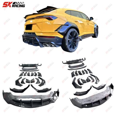 DRY Carbon Fiber Bodykits Front Rear Diffuser Wing Fender Fit Lamborghini URUS S