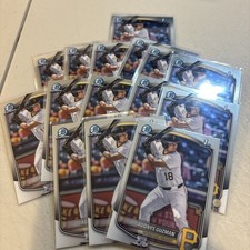 Adonys Guzman Pirates 2025 1st Bowman Draft Chrome #BDC-126 Lot of 15