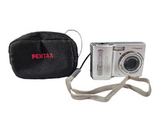 Pentax Optio M10 6MP Camera with 3x Optical Zoom, Bundle