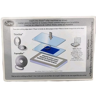 Sizzix Big Shot MAGNETIC PLATFORM Stampin Up Framelits Edgelits Scrapbooking