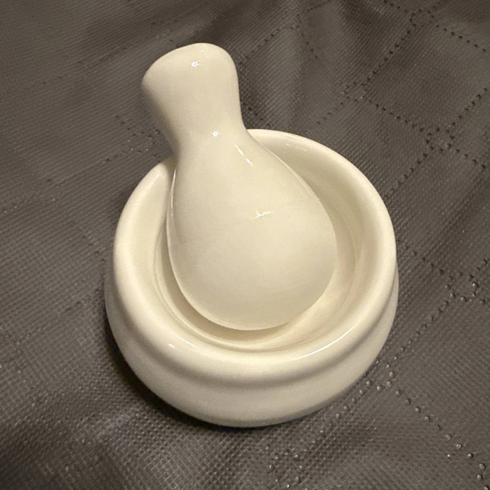 Mini Ceramic Mortar & Pestle, Small Spice Grinder, Herb Crusher, grinding bowl