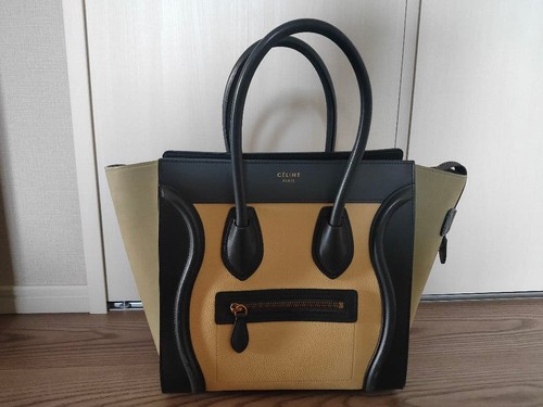 CELINE Luggage Tote Bag Damaged Used From Japan