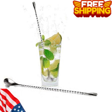 12in Stainless Steel Bar Spoon Professional C...