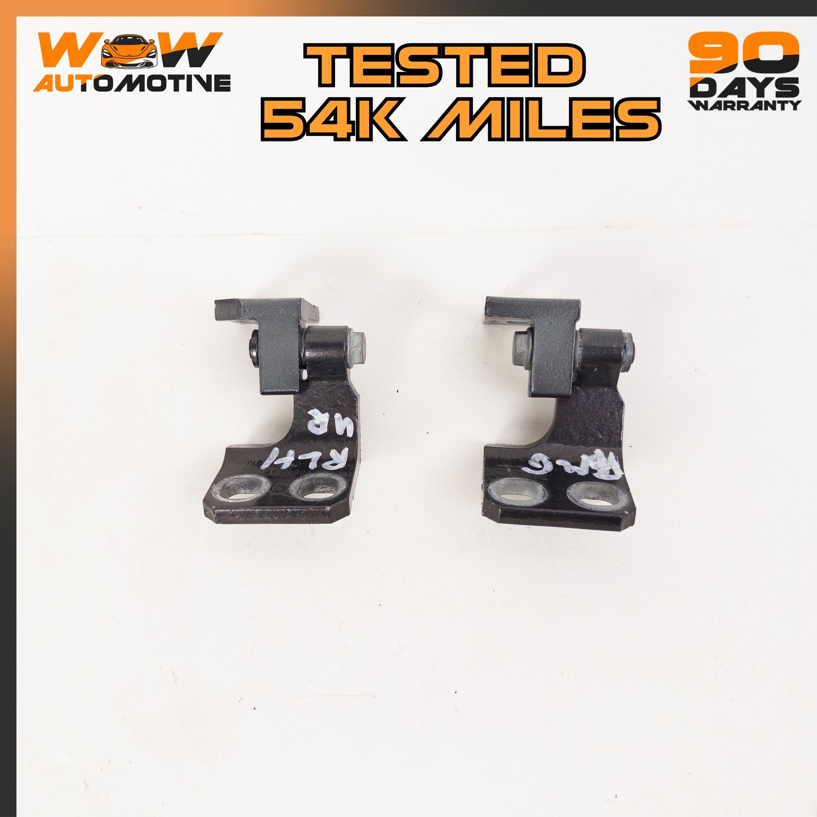 Maserati Ghibli 2013-2019 Rear Left Lower Door hinges Set Black