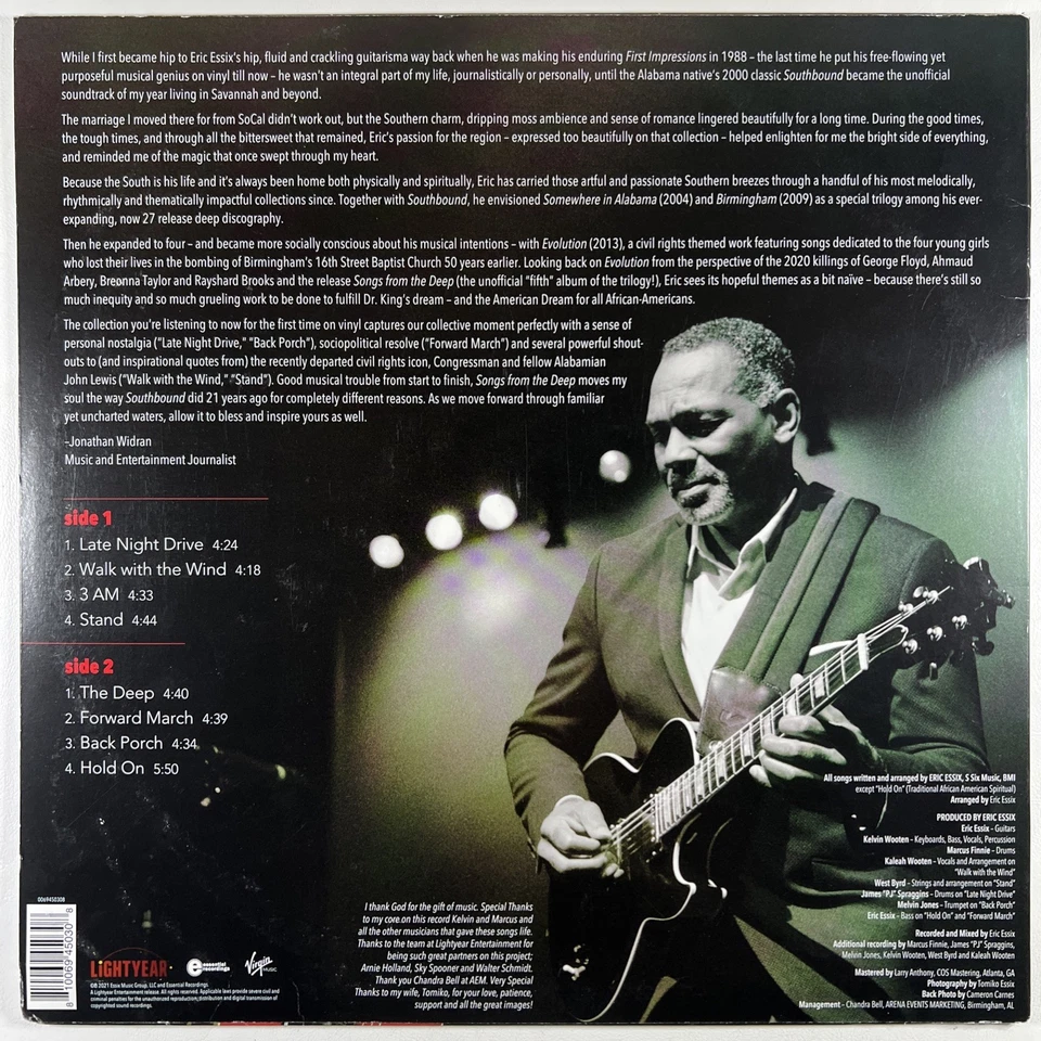 Eric Essix “Songs From The Deep” LP/Lightyear (NM) 180g Ltd Ed 2021 Record Store - Image 2 of 4