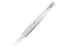 Excelta 5-CO - Tweezers, Straight, Tapered Ultra Fine Point, Cobalt, 4.25' OAL