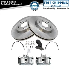 Front Brake Pad & Rotor Kit Ceramic Fits Mitsubishi