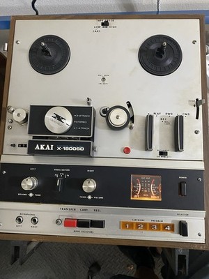 Vintage Akai X-1800SD Reel-to-Reel / 8-Track Player - TESTED & WORKING Read