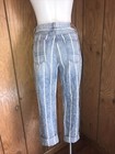 American Eagle Mom Jeans Womens High Rise Stripe Denim Jeans Sz 4 High Rise AEO — photo 2