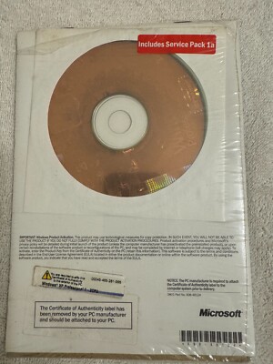 Microsoft Windows XP Professional SP1a - NO PRODUCT KEY!!!
