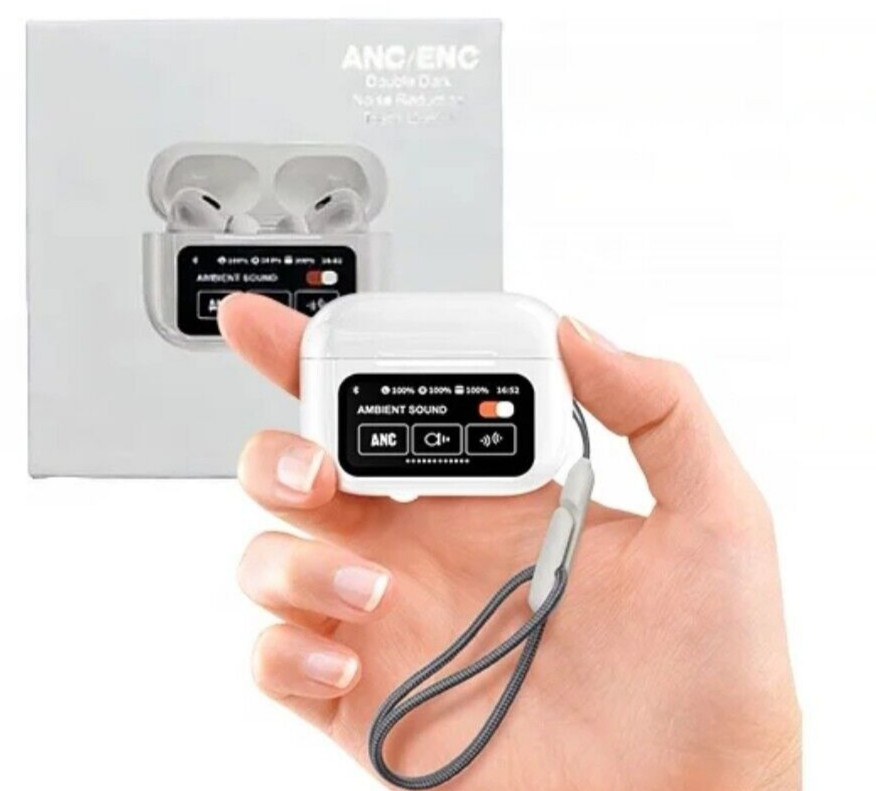 Auriculares Inalámbricos A9PRO Reducción Activa de Ruido, Control Inteligente de Pantalla Táctil