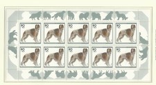 10er Bogen BRD Jugend 1996 Michel Nr. 1836-1840    Hunderassen  Unter Postpreis