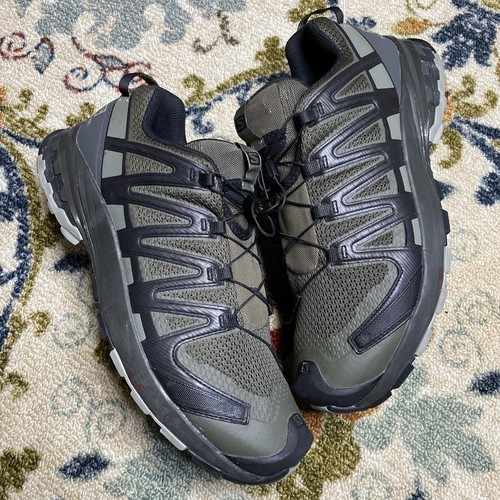 Salomon XA Pro 3D V8 Triple Grape Leaf Green Running Shoes Men\u0026#039;s Sizes  12 Used | eBay