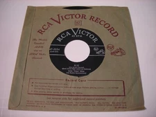 w SLEEVE Eddie Miller Blue / Everybody Needs a Sweetheart 1953 45rpm VG++