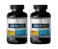 skin booster - OMEGA 3-6-9 - heart health vitamins for women 2 Bottles