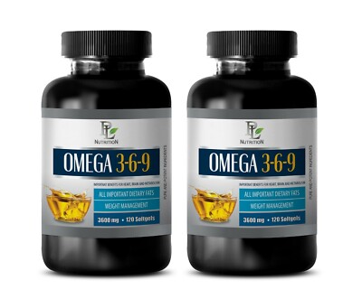 ultimate skin - OMEGA 3-6-9 - heart health essential fish oil with vitamin e 2BO
