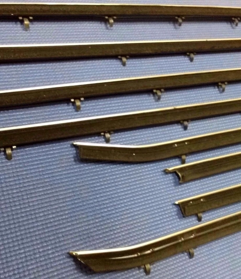 1967 CHEVROLET CAMARO PONTIAC FIREBIRD DOOR WINDOW FELT FUZZIES RUBBER SEAL KIT - Image 3 of 4