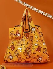 New 20” GARFIELD Handbag POOKIE Bear Purse Tote ORANGE Travel HOBO Bag