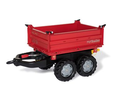Rolly Anhänger MEGA-TRAILER Rot (880 x 450 x 470 mm, Gewicht 7,9 kg) 12 301 8