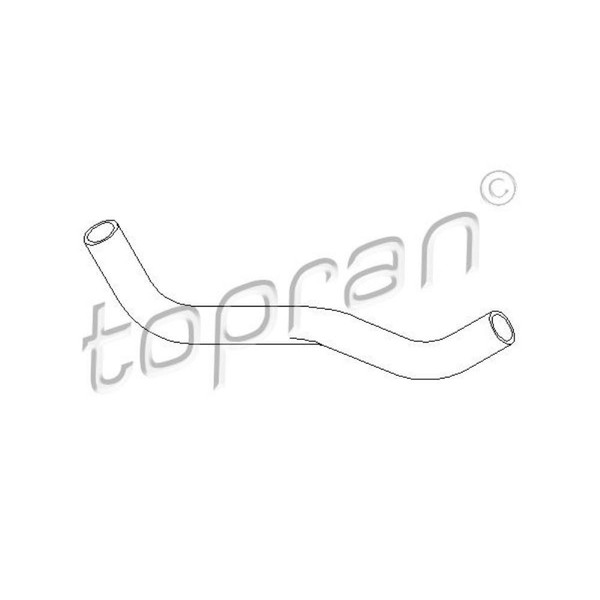 Topran KüHlerschlauch KüHlleitung Unten FüR VW Golf II Jetta 102 716-image