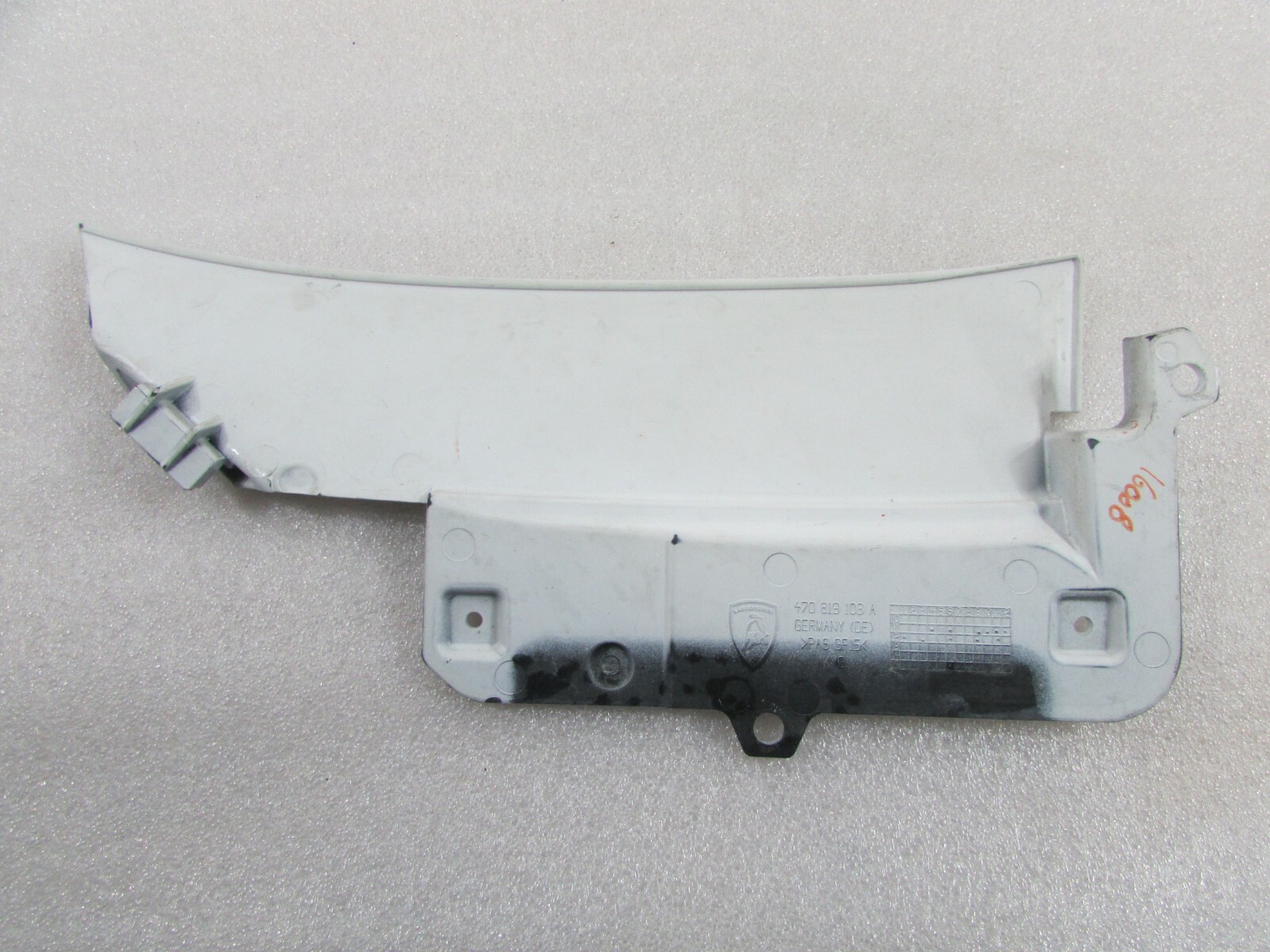 Lamborghini Aventador, LH Front Fender Air Intake Scoop, Used, P/N 470819103A