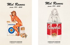 Mel Ramos, 2x original Ausstellungsplakate - 2015 - Tobacco Red & Suzy Soup NEU