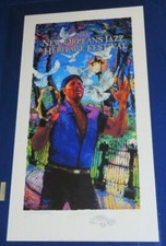 2013 New Orleans Jazz & Heritage Festival 398/750 Marque Edition, 21 x 39 Signed