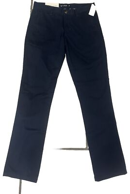 NWT Element Howland Classic Chino Youth Slim Fit Navy Pants Waist Size 29