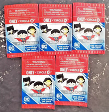 Circle K DC Comics Herobadges - 5 Sticker Lot