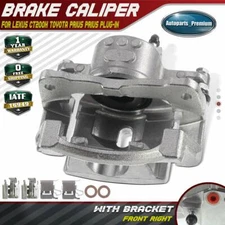 Front Right Passenger Disc Brake Caliper w/Bracket for Lexus CT200h Toyota Prius