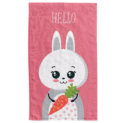 Kinder Handtuch 30x50 Hase Gästehandtuch Kinderhandtuch Gesichtshandtuch klein