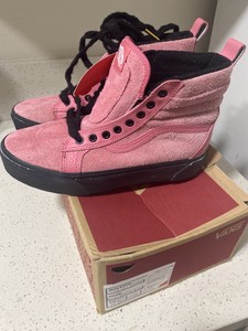 tenis vans plataforma rosa