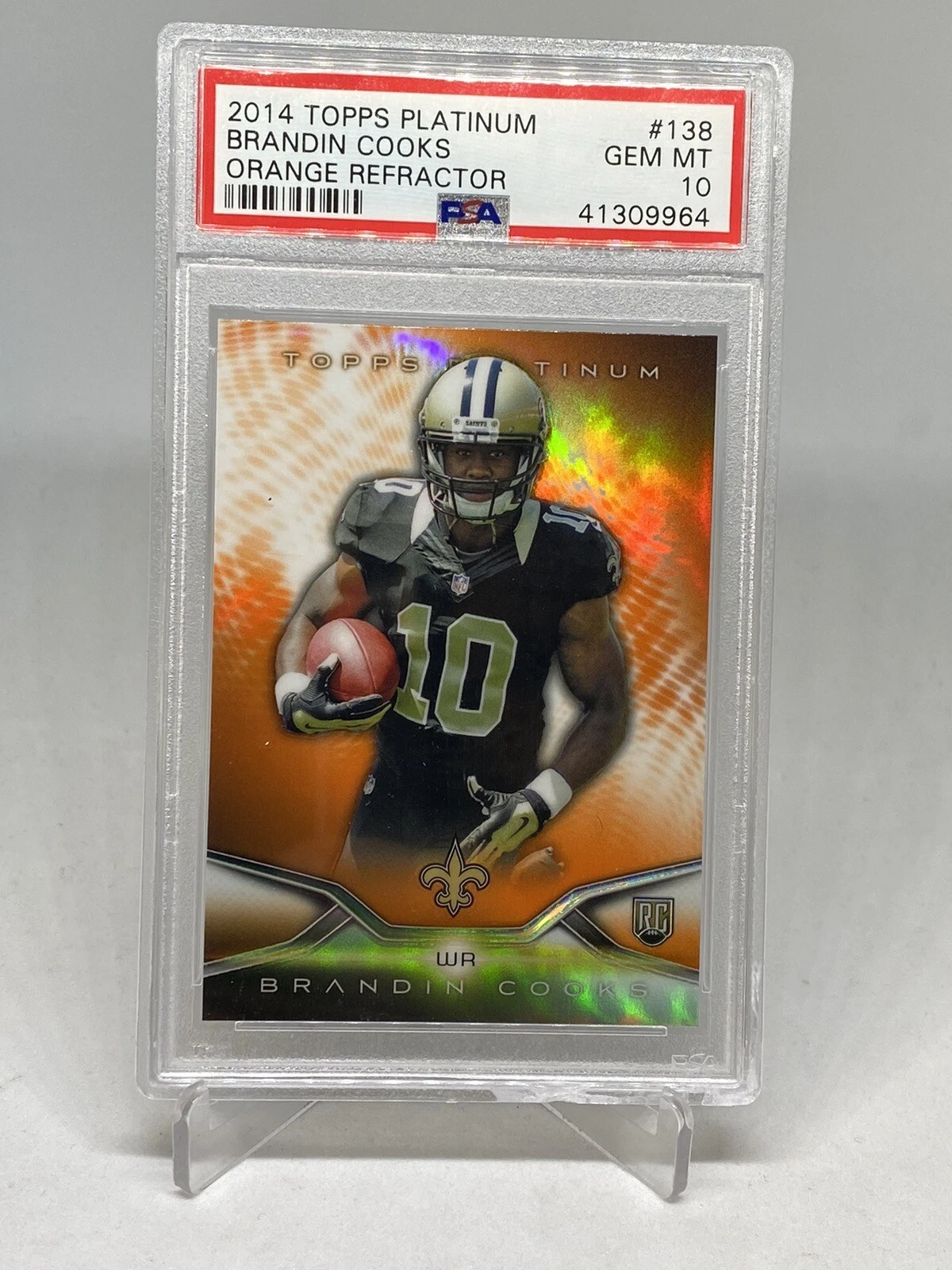 Brandin Cooks Topps Platinum #138 Orange Refractor