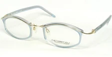 NEOSTYLE COLLEGE 286 056 TRANSPARENT BLUE LILAC /GOLD EYEGLASSES 49-23-125mm