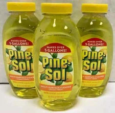 Pine-Sol Multi-Surface Cleaner Lemon Fresh Concentrate, Makes 5 Gal, Lot of 3