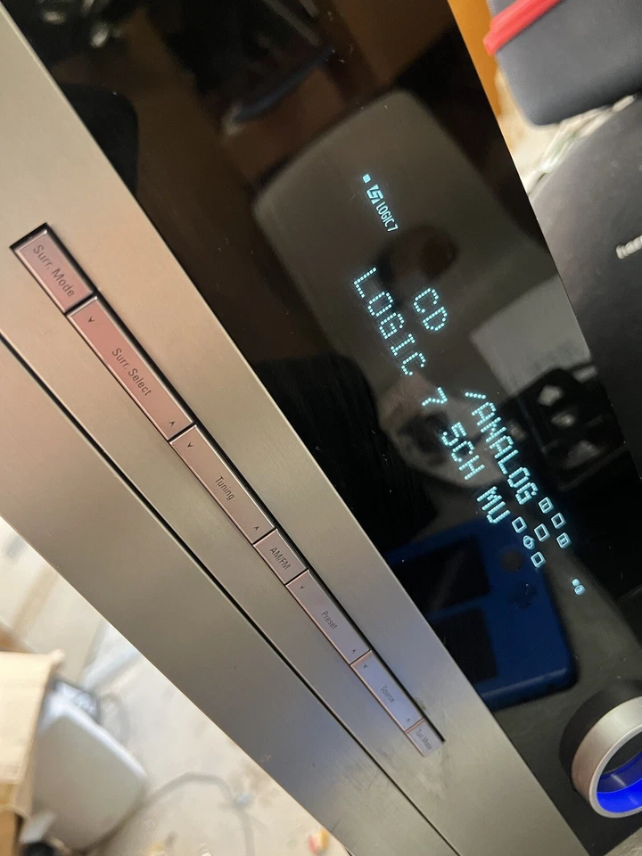 Harman Kardon AVR 635 7.1 Channel 75 Watt Receiver Tested and Working NO REMOTE - Image 3 of 4