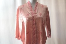 Vintage 1950's Silk Bed Jacket Handmade