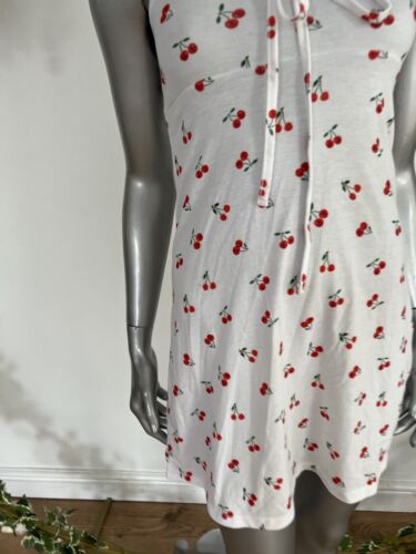 Wednesday's Girl Cherry Print Dress Size 8 & 12 White Cami Fruit Dress New MG50 - Picture 21 of 24