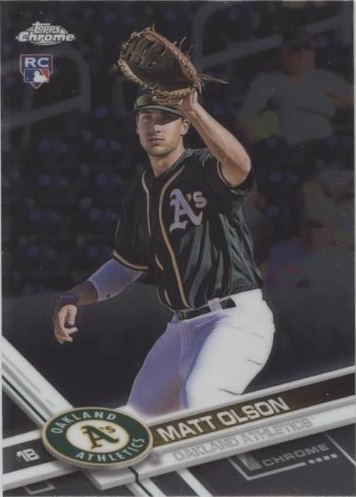 2017 Topps Chrome - Matt Olson #98 - 1 of 1