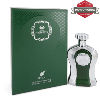 His Highness Green Cologne 3.4 oz EDP Spray (Unisex) for Men by Afnan