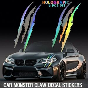 Scratch Stripe Headlight Car SUV Truck Vinyl Black Decal Sticker DIY Universal G