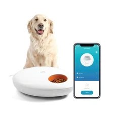 Geeni Smart Pet Feeder, Programmable Dispenser for Wet/Dry Food, Ap... Fast Ship